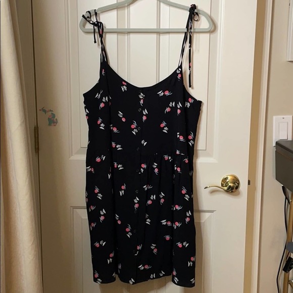 Levi’s palm tree black sundress NWT Large - Picture 2 of 9
